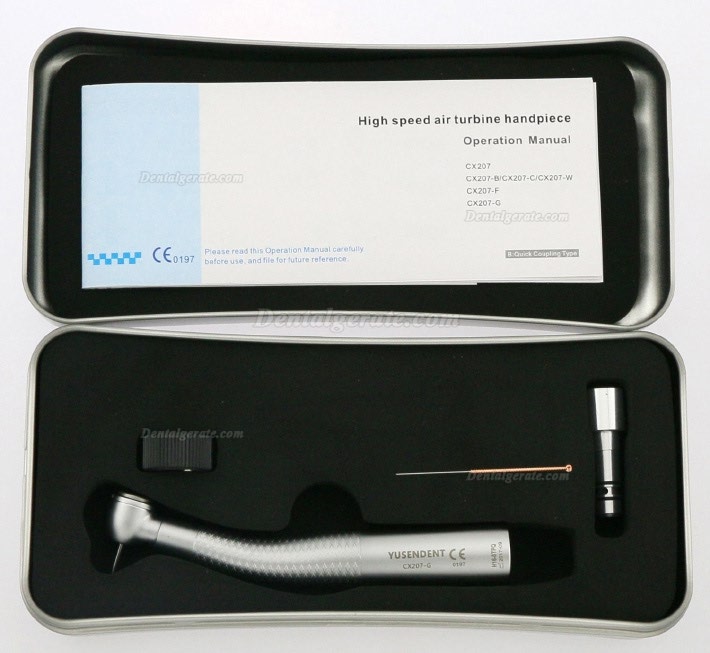 YUSENDENT&reg; CX207-GS-P Dentalturbine Handst&uuml;ck kompatibel mit Sirona (KEIN Schnellwechsler)